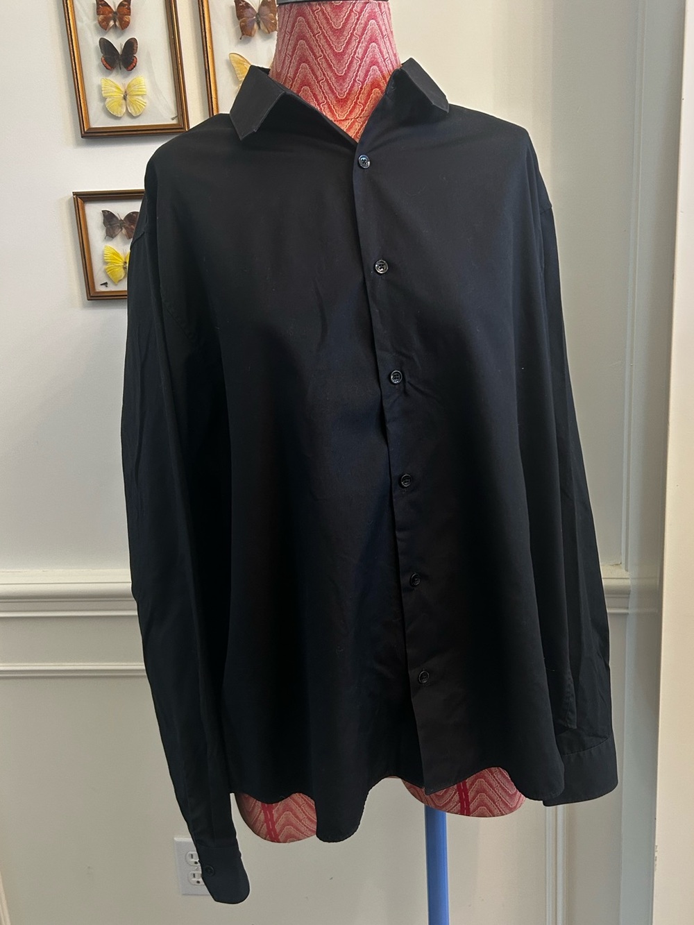 Louis Vuitton Black Button-Up